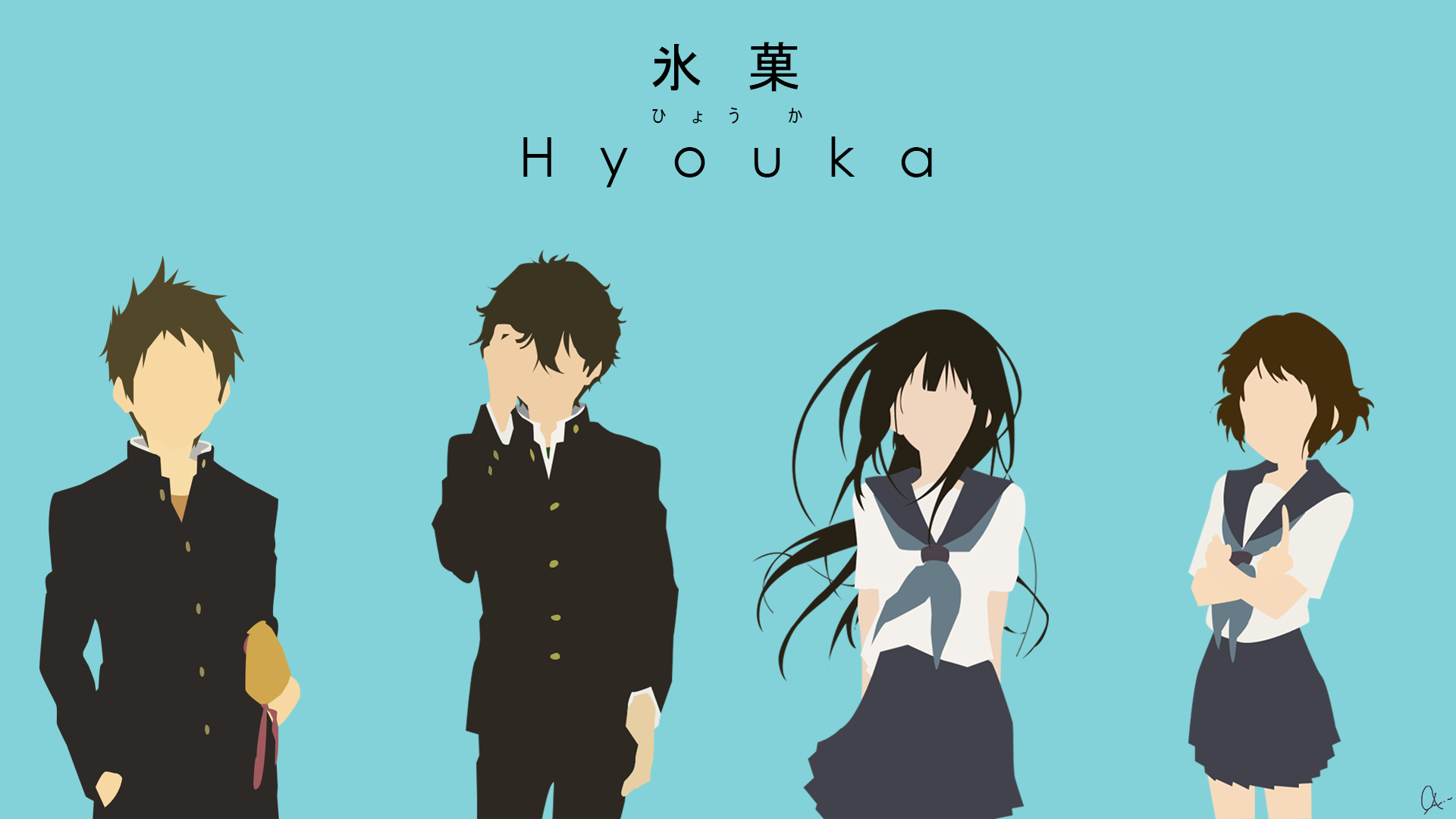 Minimalist Wallpaper - Minimalist Hyouka Anime (#1517046) - HD