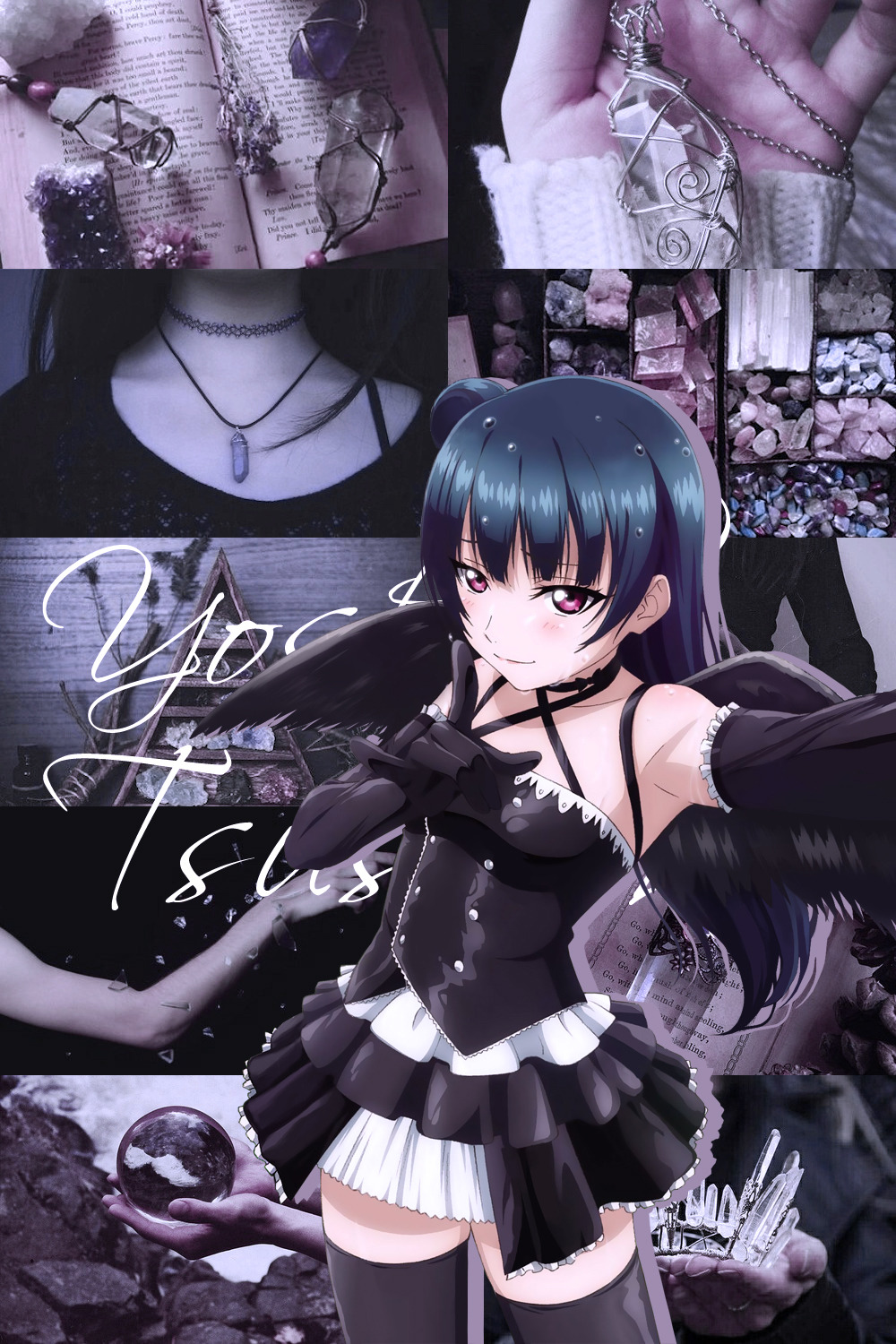 Yoshiko Wallpaper // Homescreen Lockscreen - Love Live Yohane Fallen Angel , HD Wallpaper & Backgrounds
