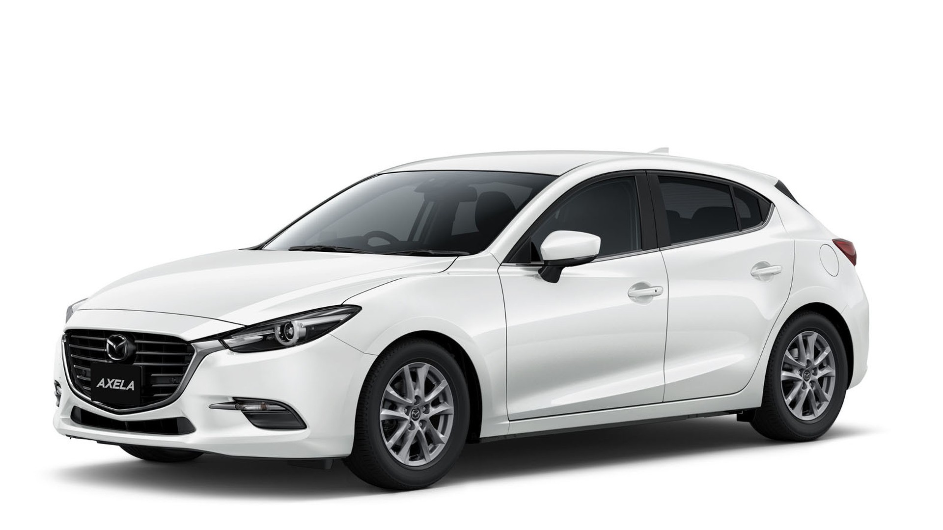 Download - Mazda 3 Hatchback 2018 White , HD Wallpaper & Backgrounds