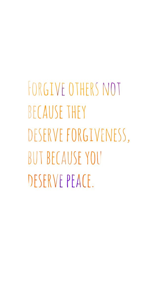 Forgive Others Not Because They Deserve Forgiveness, - Parallel , HD Wallpaper & Backgrounds
