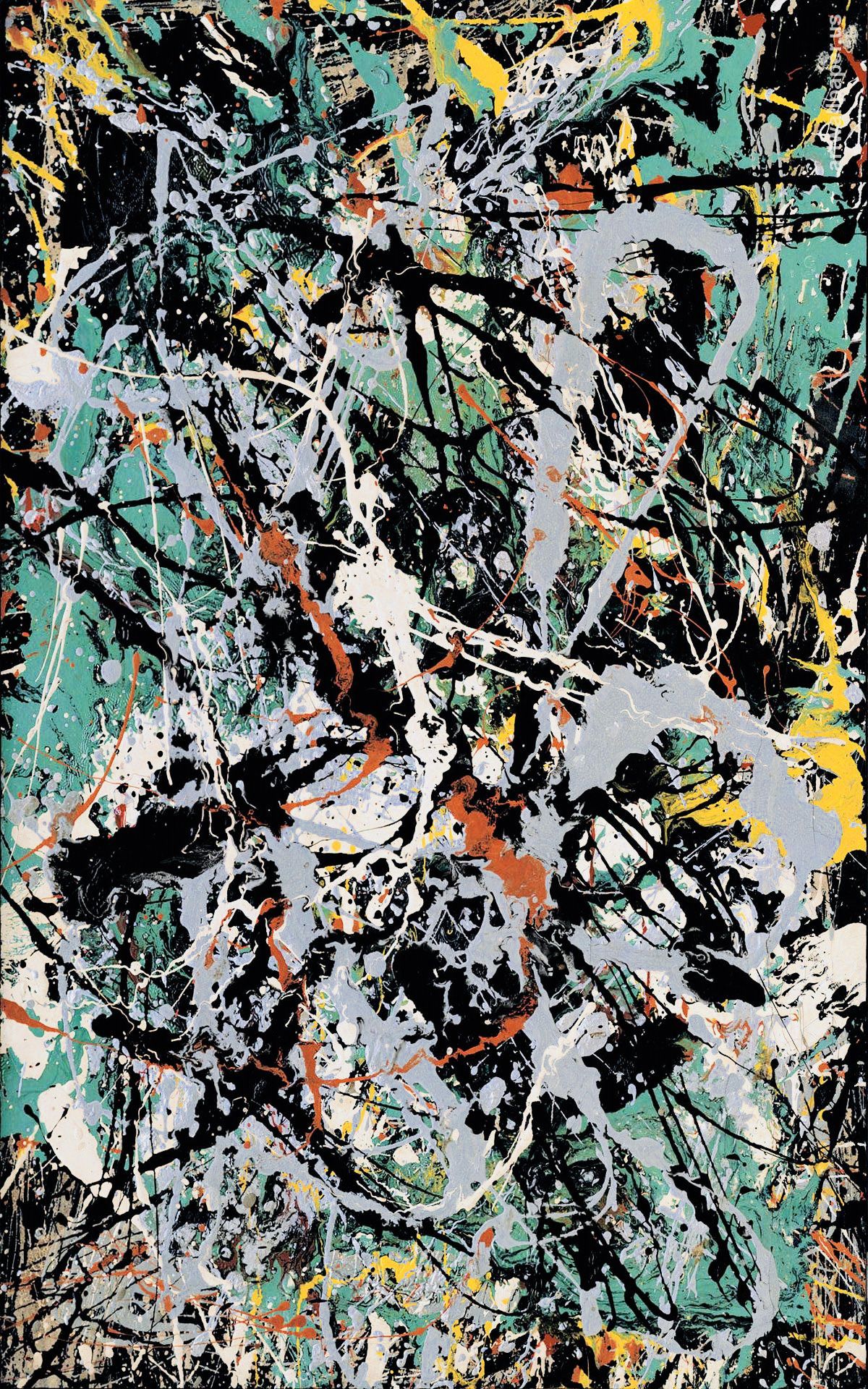 Jackson Pollock Iphone - Jackson Pollock Wallpaper Iphone , HD Wallpaper & Backgrounds