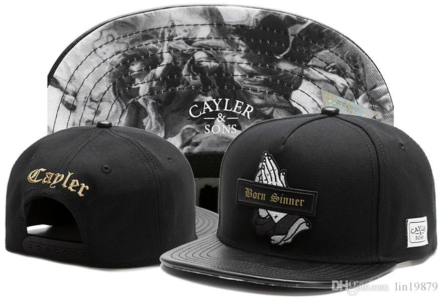 Cayler & Sons Born Sinner God Pray Leather Baseball - Snapback Cap Cayler And Sons , HD Wallpaper & Backgrounds