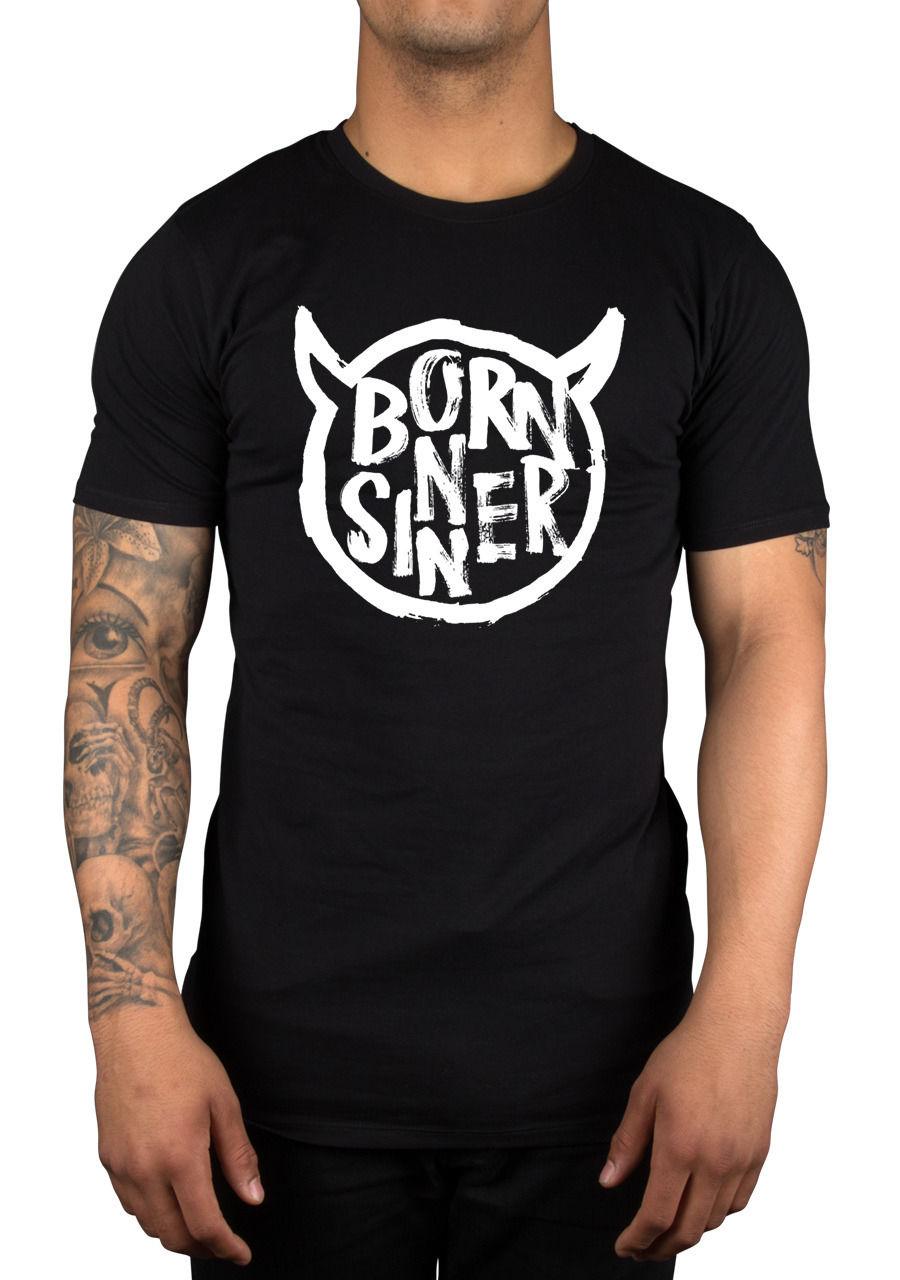 J Cole Born Sinner Devil Logo T Shirt Clothing Rap - Rap Devil T Shirt , HD Wallpaper & Backgrounds