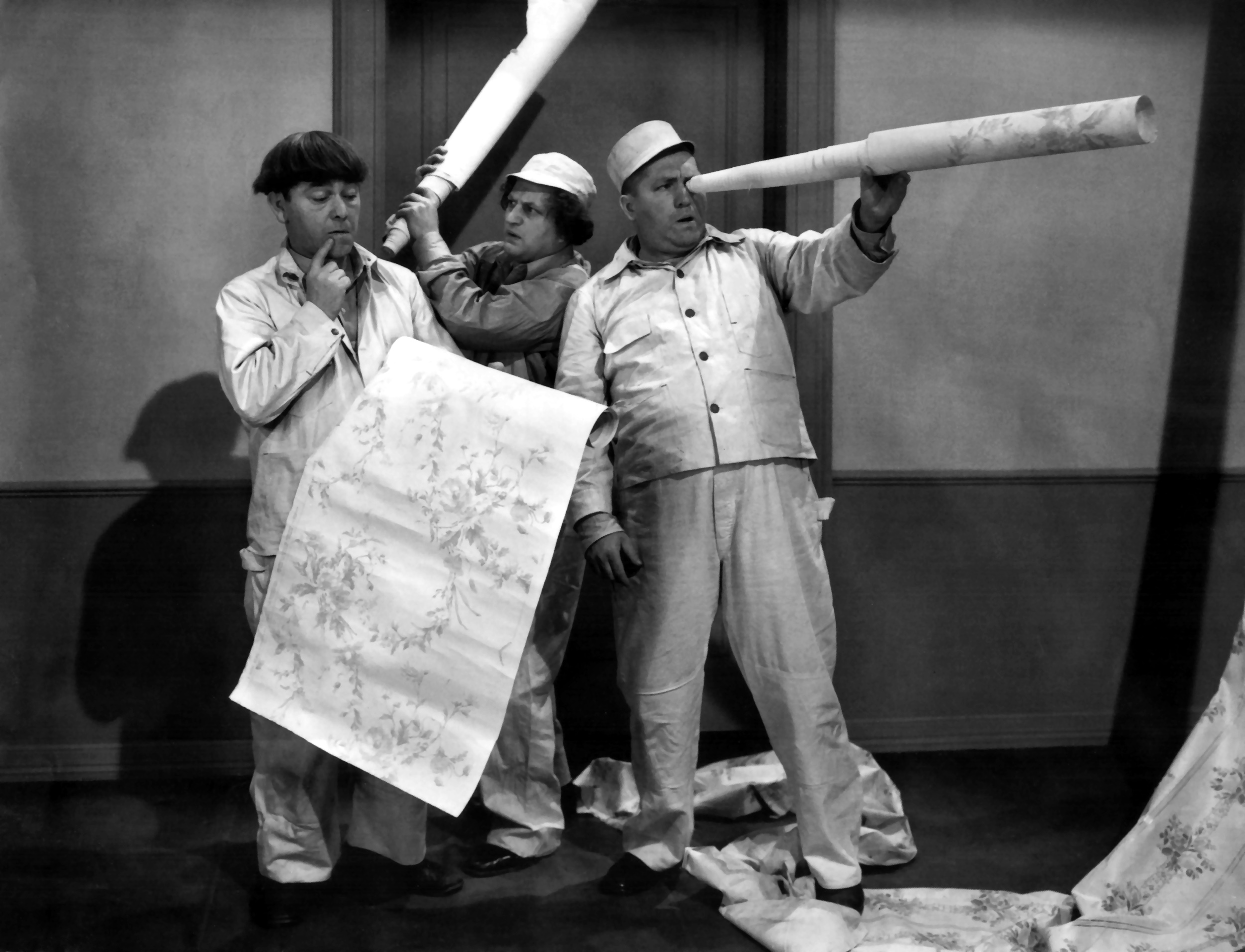 The Three Stooges - Three Stooges Working , HD Wallpaper & Backgrounds