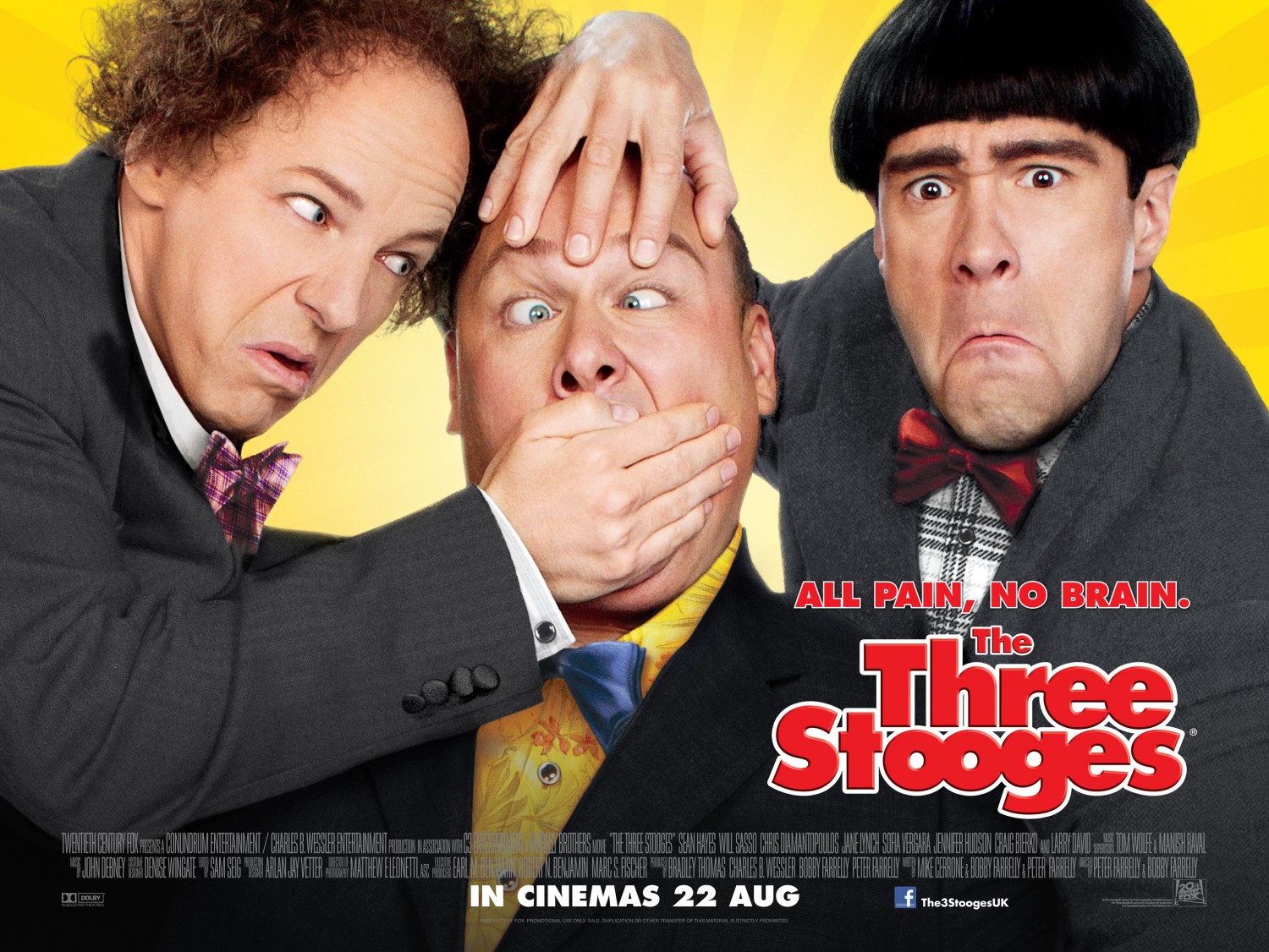 Three Stooges 2012 Poster , HD Wallpaper & Backgrounds