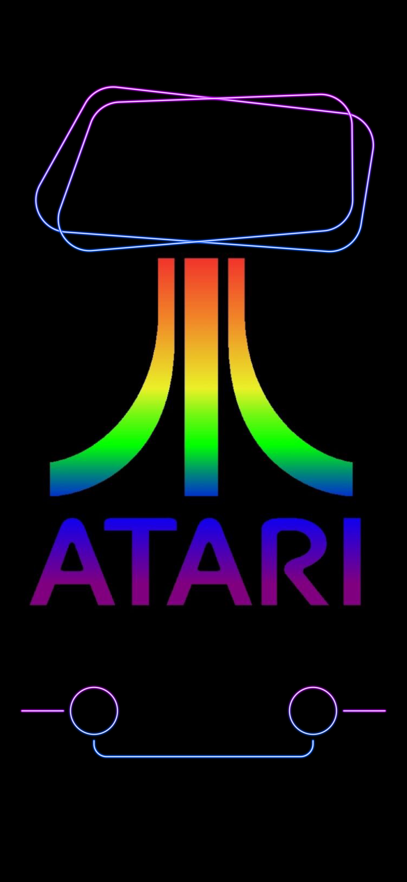 Wallpaper Iphone X 3d Design, Atari Logo, Iphone Wallpaper - Atari , HD Wallpaper & Backgrounds