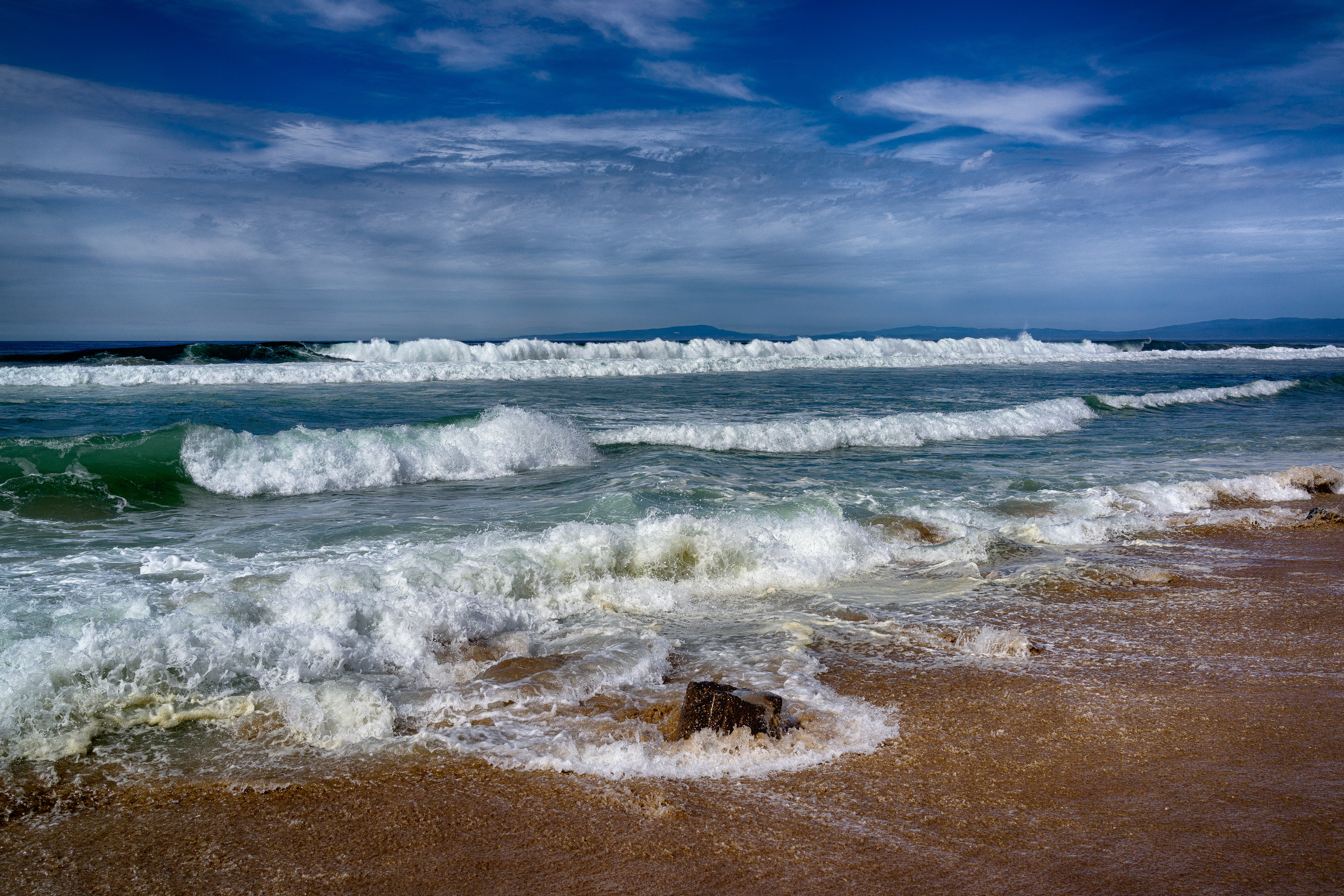 Wallpaper View Of The Stormy Sea - Штормящее Море В Высоком Разрешении , HD Wallpaper & Backgrounds