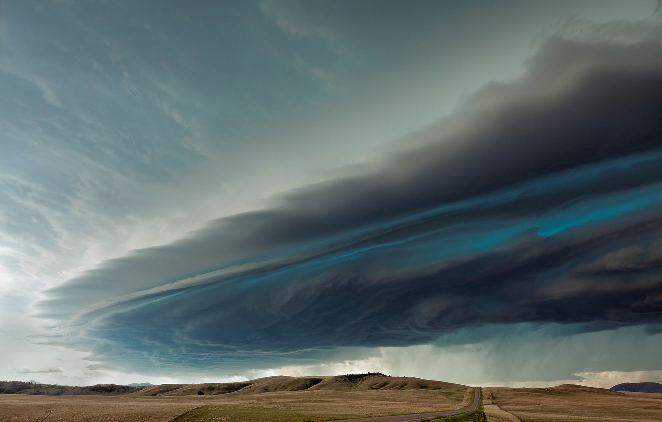 Photo Wallpaper Storm, Cloud, Usa, Cloud, Montana, - Desert , HD Wallpaper & Backgrounds