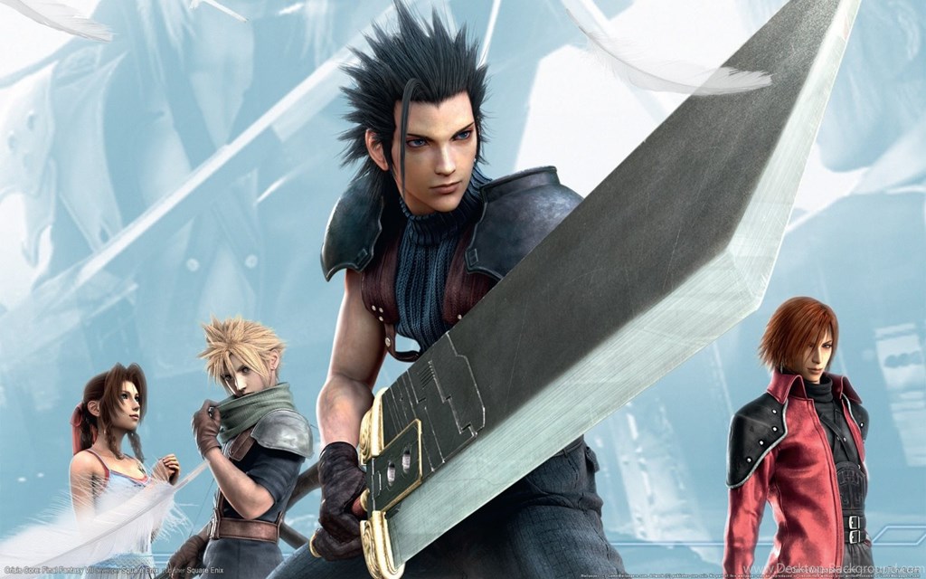 Final Fantasy Sword Cloud Strife Aeris Gainsborough - Zack Final Fantasy Crisis Core , HD Wallpaper & Backgrounds
