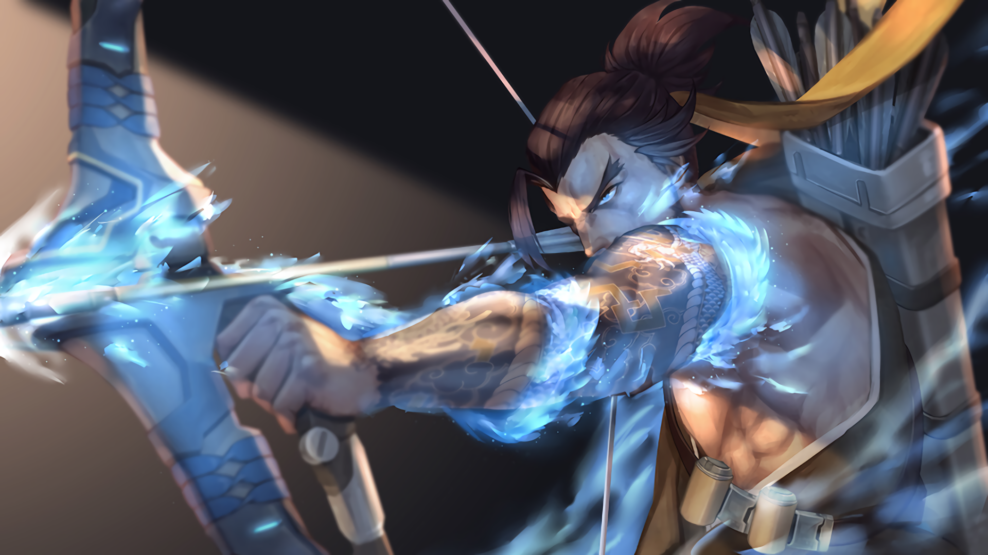 Hanzo Como Vc Consegue Ser Tão Foda Overwatch - Overwatch Wallpaper Hanzo , HD Wallpaper & Backgrounds