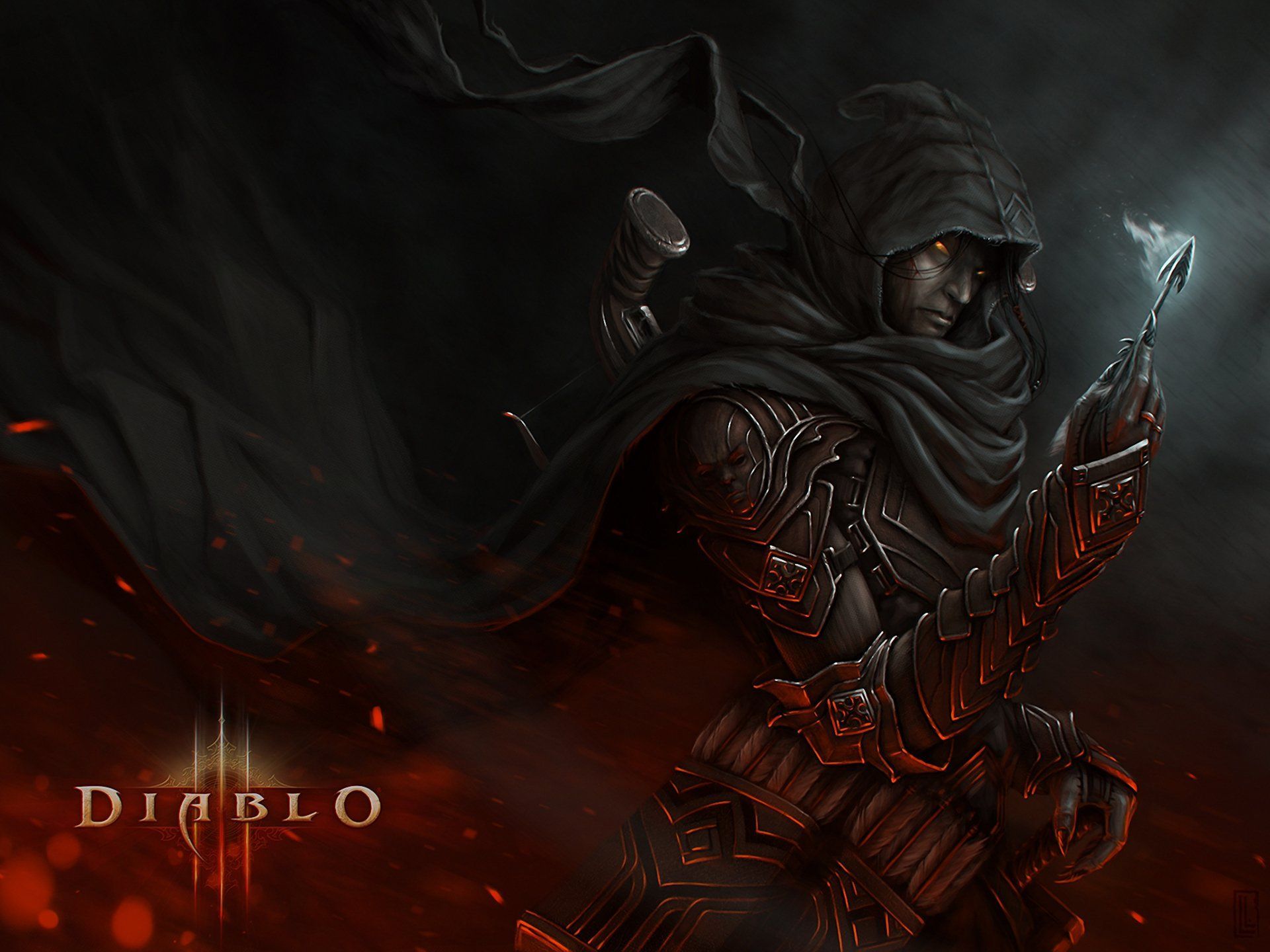 Demon Hunter Wallpapers Wallpaper Cave - Diablo 3 Demon Hunter Hd , HD Wallpaper & Backgrounds