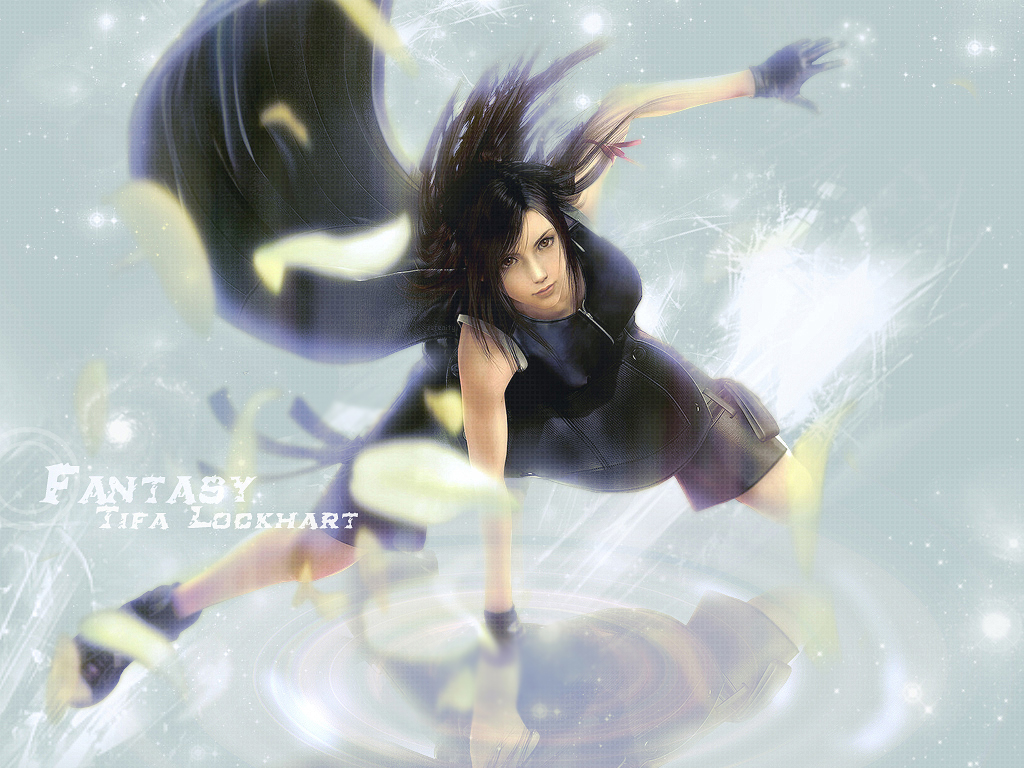 Square Enix, Final Fantasy Vii - Tifa Lockhart Advent Child , HD Wallpaper & Backgrounds