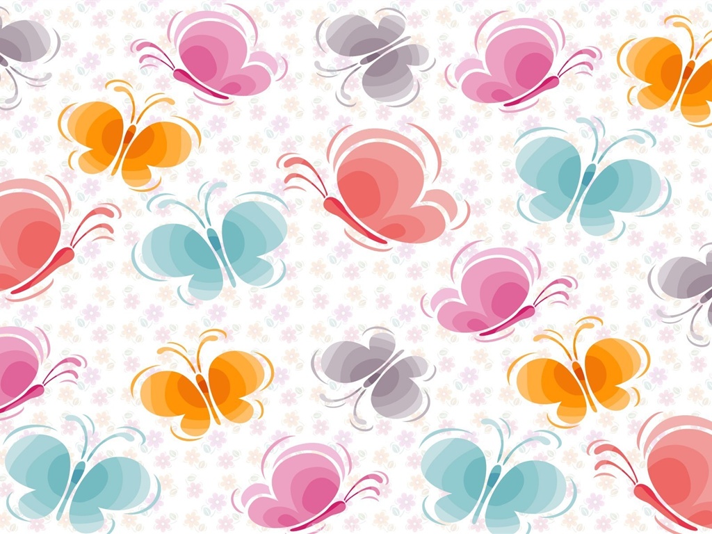 Wallpaper Butterfly Pattern Vector Background Hd Picture, - Butterfly Background Hd Pattern , HD Wallpaper & Backgrounds