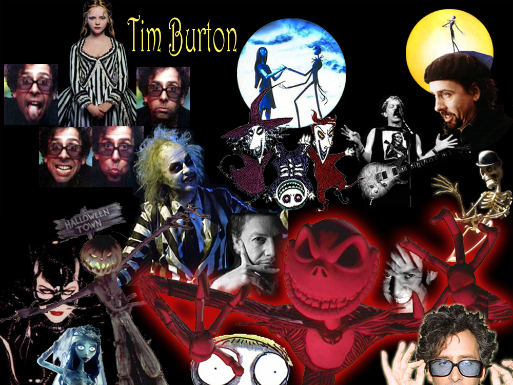 Tim And Danny Movies - Tim Burton Movies Collage , HD Wallpaper & Backgrounds