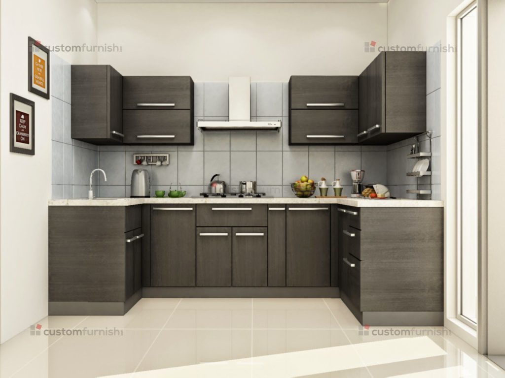 Modern Kitchen Design Of Modular Kitchen Cabis And - Modular Kitchen Colour Combination , HD Wallpaper & Backgrounds