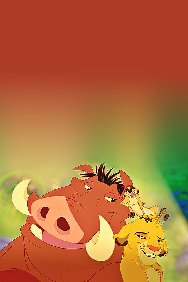 Lion King Iphone Wallpaper 251675 - Timon Und Pumbaa Hakuna Matata , HD Wallpaper & Backgrounds