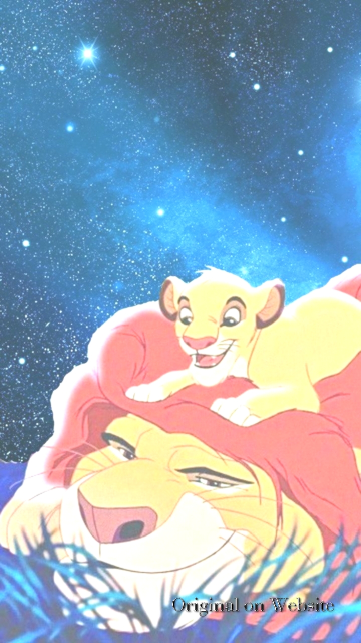 Iphone Wallpaper Disney Characters- Simba And Mufasa - Rey Leon Fondos De Pantalla , HD Wallpaper & Backgrounds