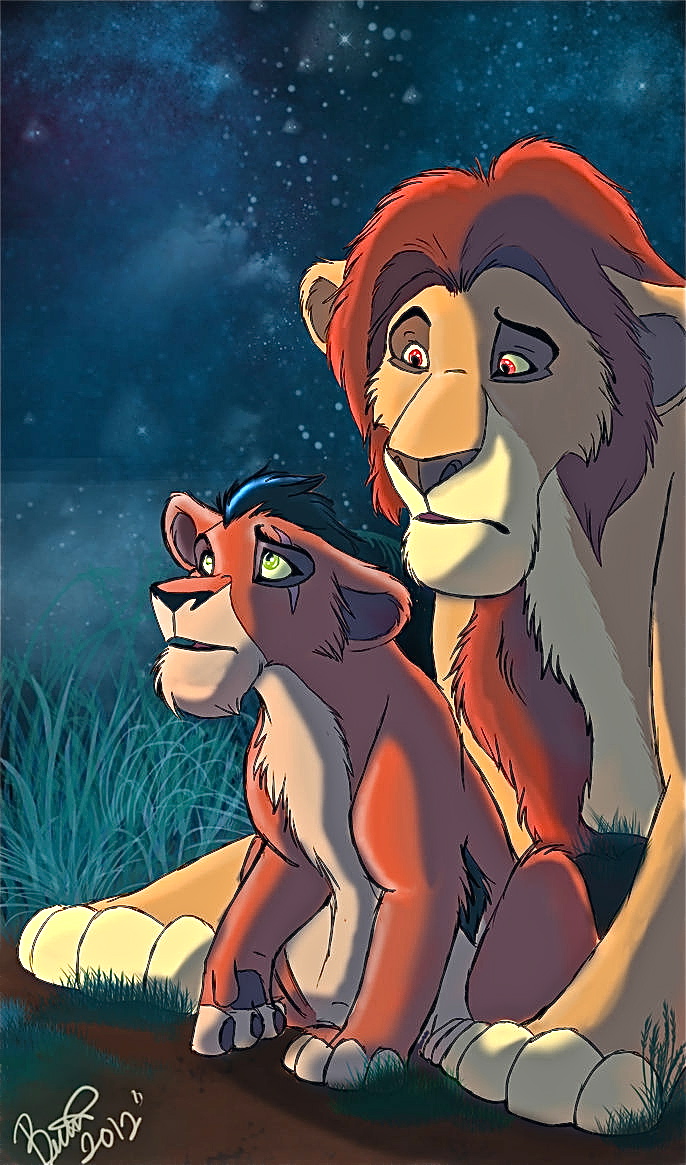 Le Roi Lion Fond D'écran With Animé Entitled Scar And - O Rei Leão Mufasa Vs Scar , HD Wallpaper & Backgrounds