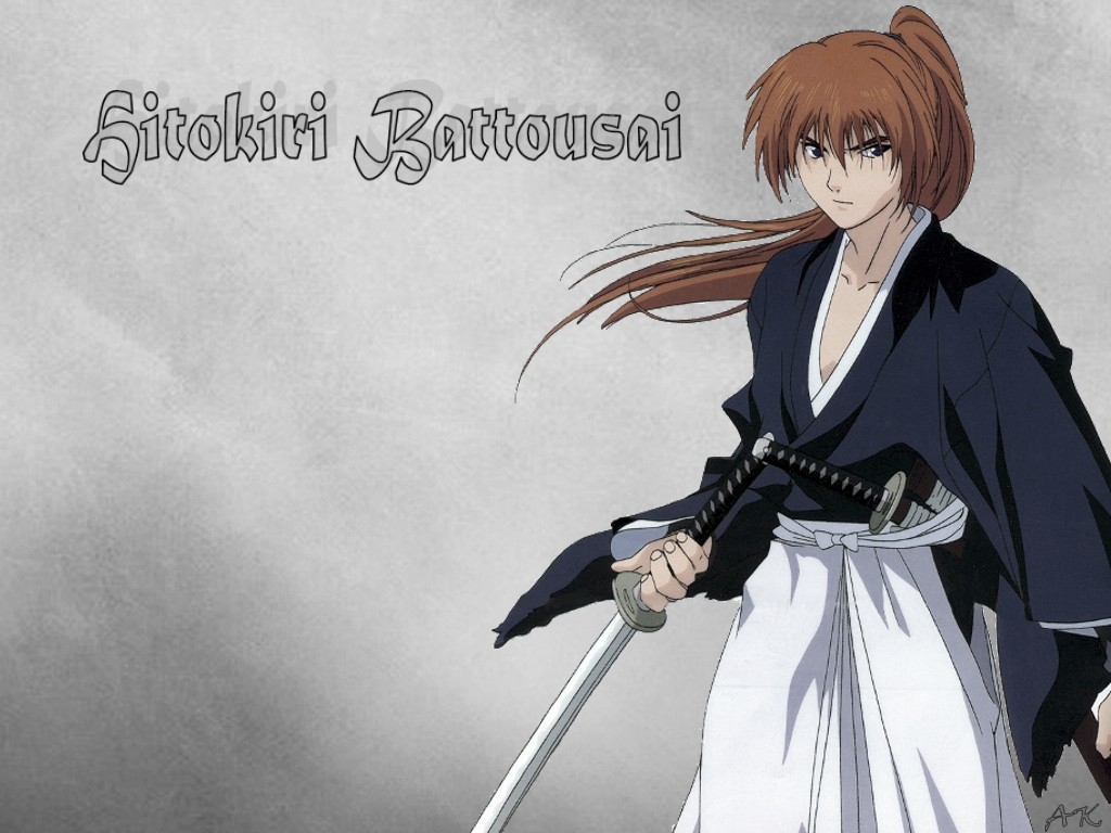Himura Kenshin - Battousai Kenshin , HD Wallpaper & Backgrounds