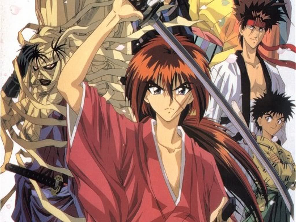 Rurouni Kenshin Himura Kenshin Guys - Kenshin Himura Cast Anime , HD Wallpaper & Backgrounds