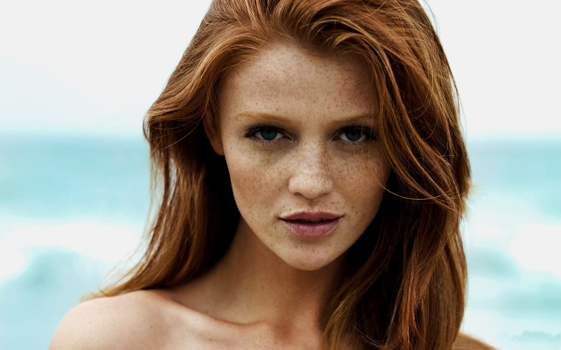Women, Model, Freckles, Redhead, Cintia Dicker - Cintia Dicker , HD Wallpaper & Backgrounds