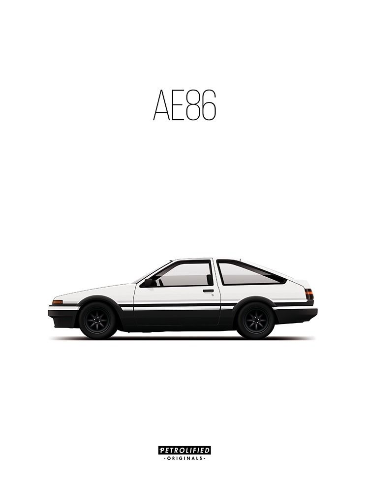 Ae86 Hachi - Iphone Initial D Ae86 , HD Wallpaper & Backgrounds