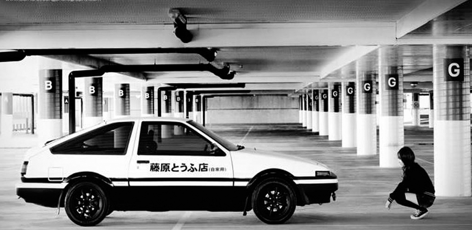 Initial D Ae86 - Toyota Corolla Levin And Toyota Sprinter Trueno , HD Wallpaper & Backgrounds