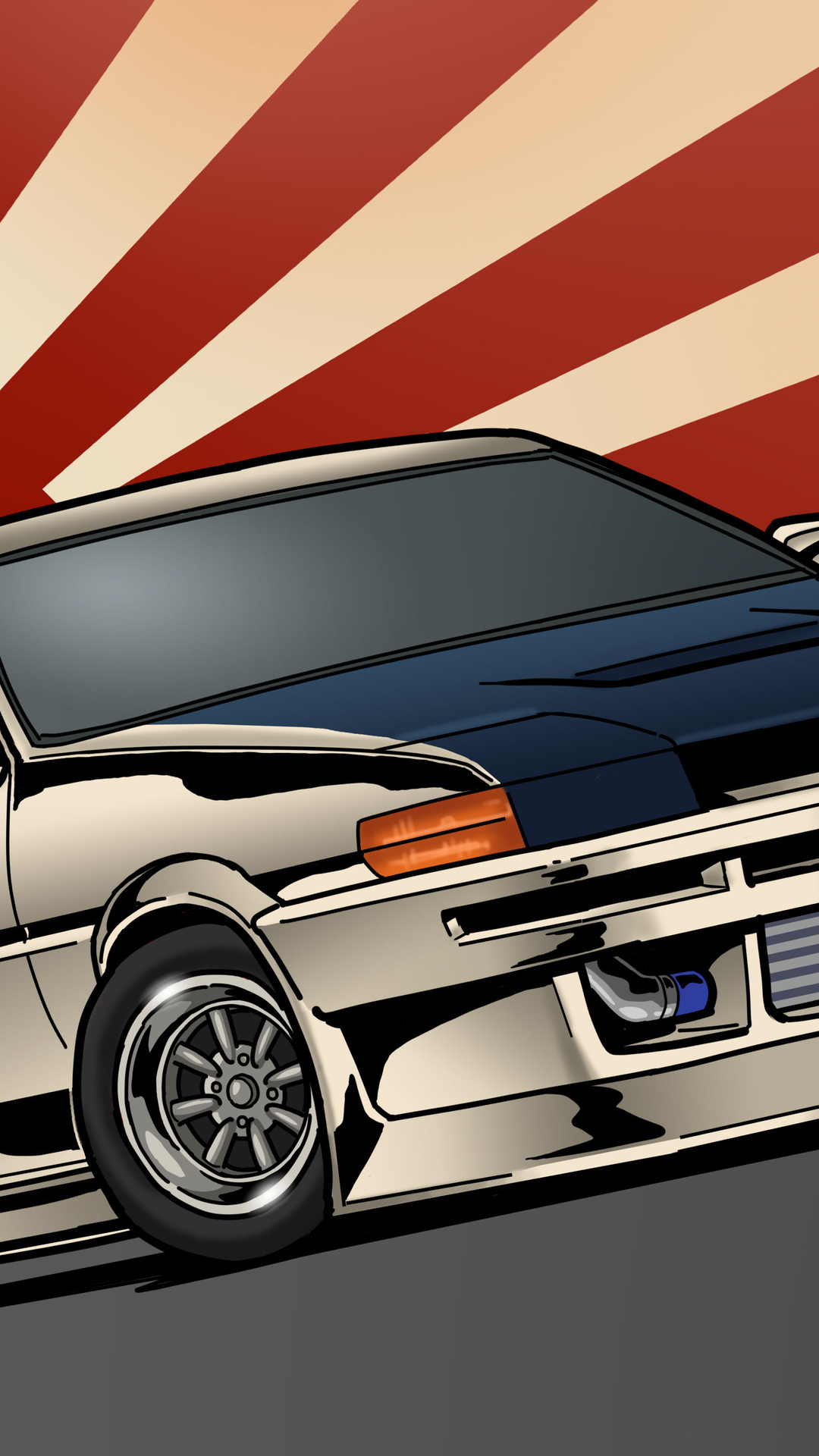 Download Wallpaper - Japan Cars Art , HD Wallpaper & Backgrounds