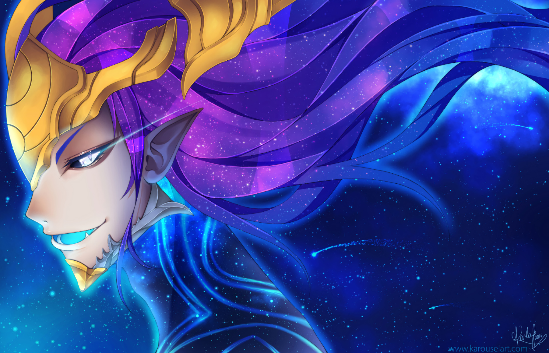 Female Aurelion Sol Gender Swap Bend By Karousel-k - Aurelion Sol , HD Wallpaper & Backgrounds