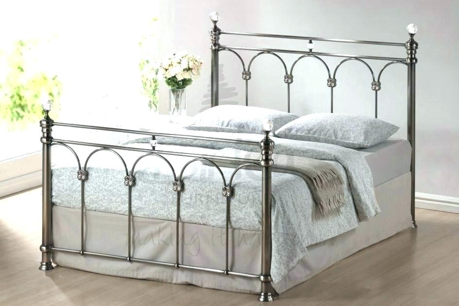 Metal Beds Queen Headboards Bedroom Wrought Iron Frames - Metal Double Bed Frame , HD Wallpaper & Backgrounds