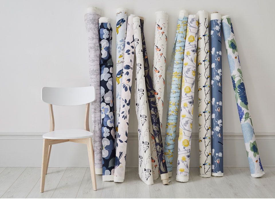 12 Designs, Available In John Lewis Fabric Birds - Chair , HD Wallpaper & Backgrounds