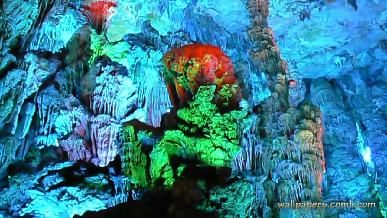 Reed Flute Cave Wallpaper - Reed Flute Cave , HD Wallpaper & Backgrounds