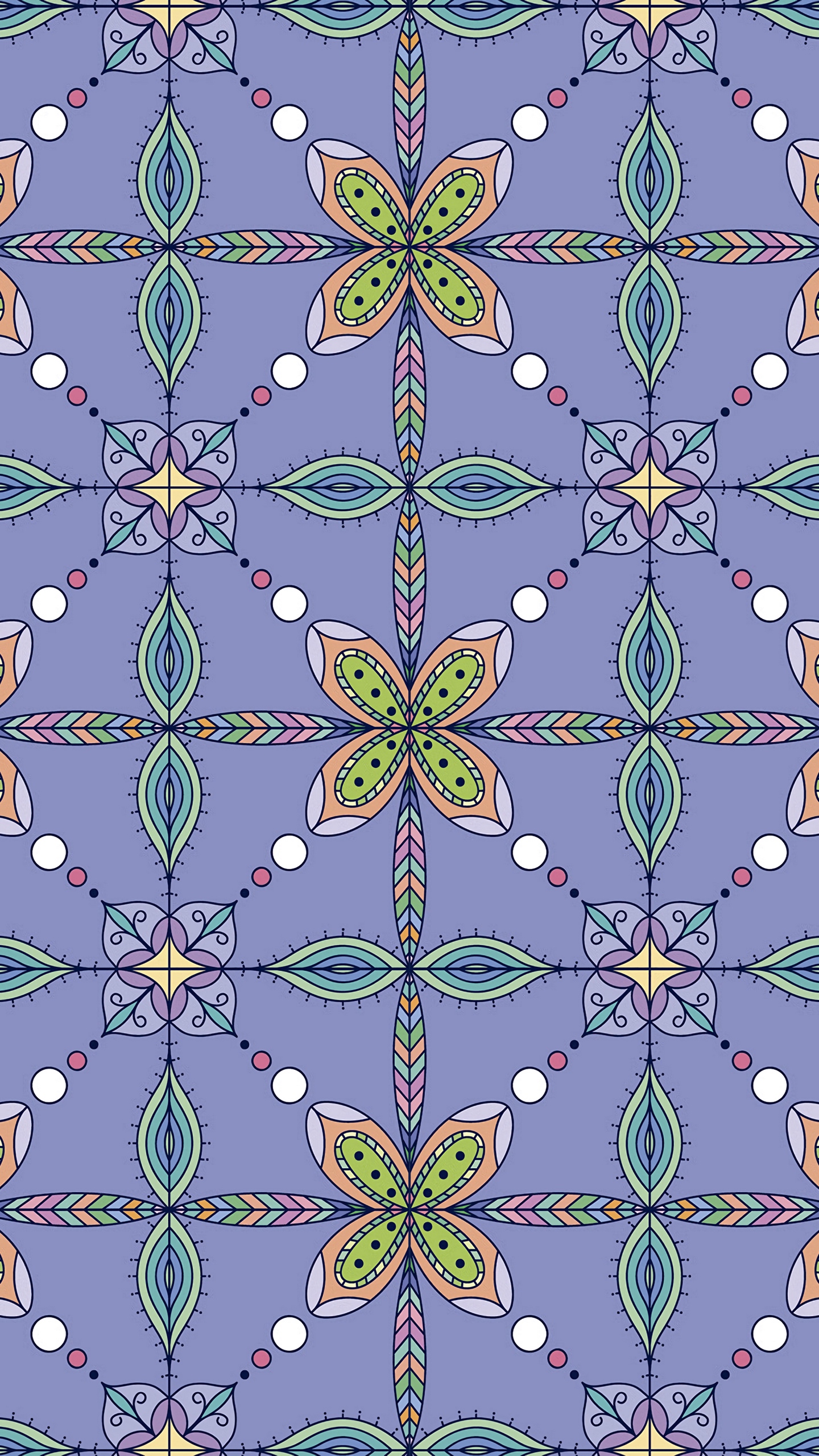 Wallpaper Pattern, Ornament, Colorful, Symmetric, Endless - Pattern , HD Wallpaper & Backgrounds