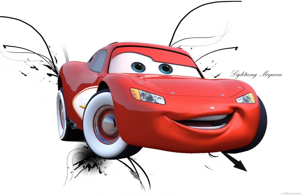 Lightning Mcqueen Cars Movie Image Wallpaper - Cars Lightning Mcqueen White , HD Wallpaper & Backgrounds