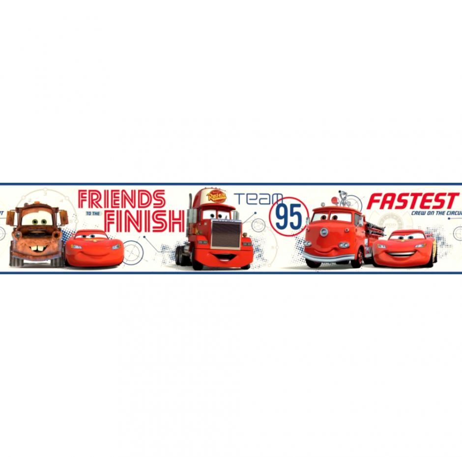 Disney Cars Decorative Wall Border Wall Designs - Wallpaper , HD Wallpaper & Backgrounds