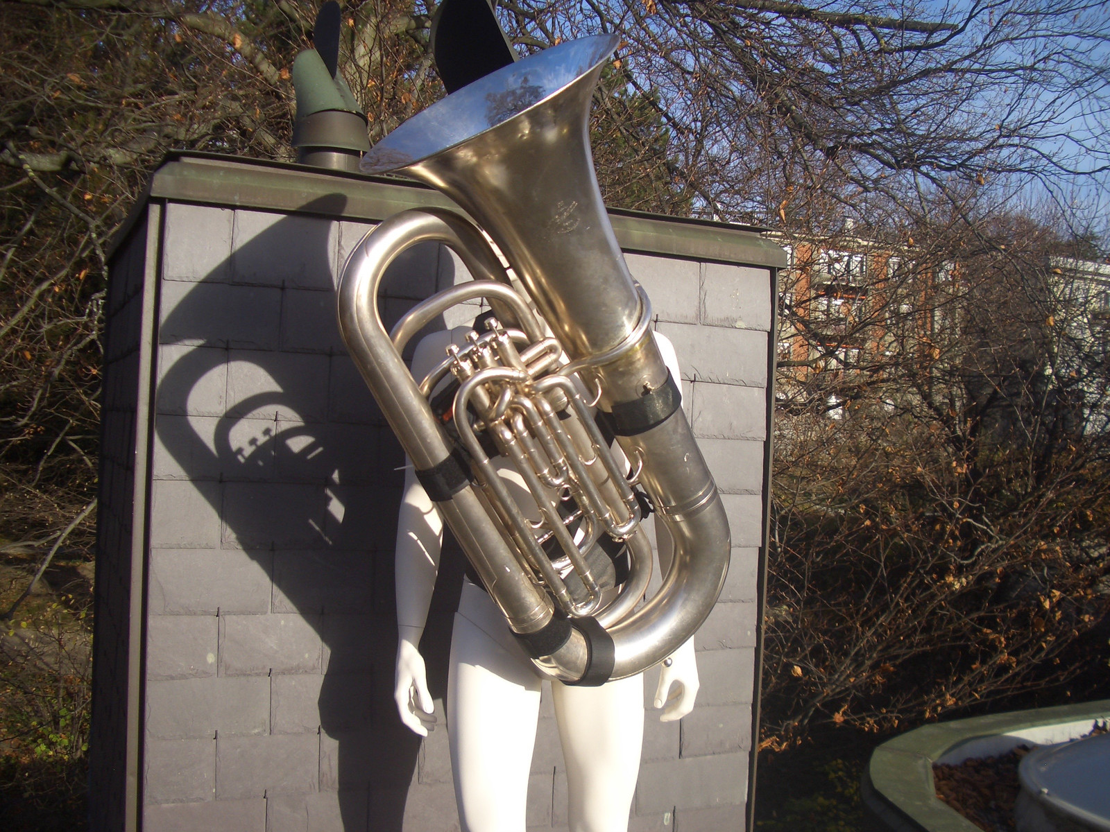 Tuba Sousaphone Euphonium Strap/harness - Schwarz Tuba X Strap , HD Wallpaper & Backgrounds