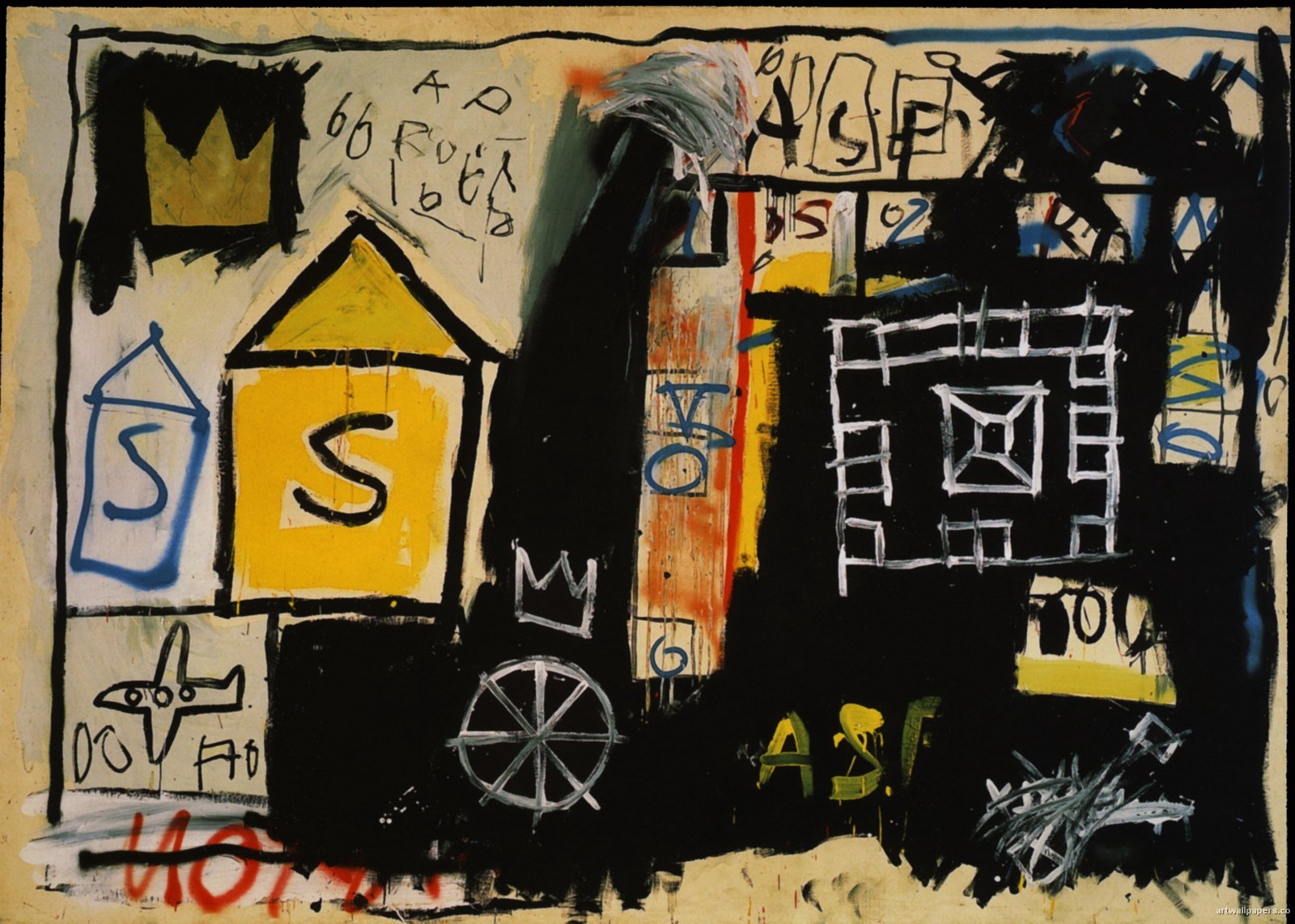 Annina Nosei Jean Michel Basquiat , HD Wallpaper & Backgrounds