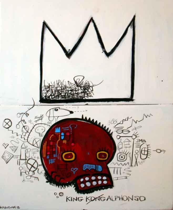 Jean Michel Basquiat Wallpaper Crown - Jean Michel Basquiat King , HD Wallpaper & Backgrounds