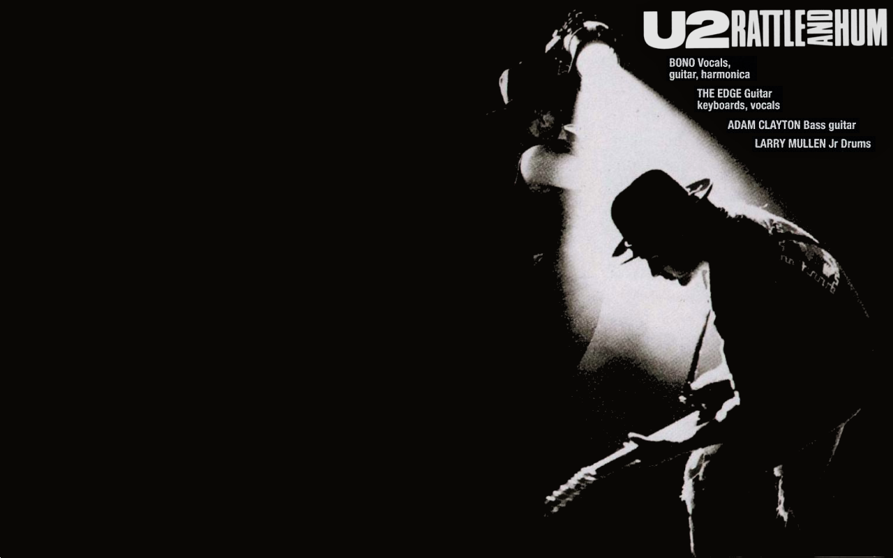 U2 Background - U2 Rattle And Hum , HD Wallpaper & Backgrounds