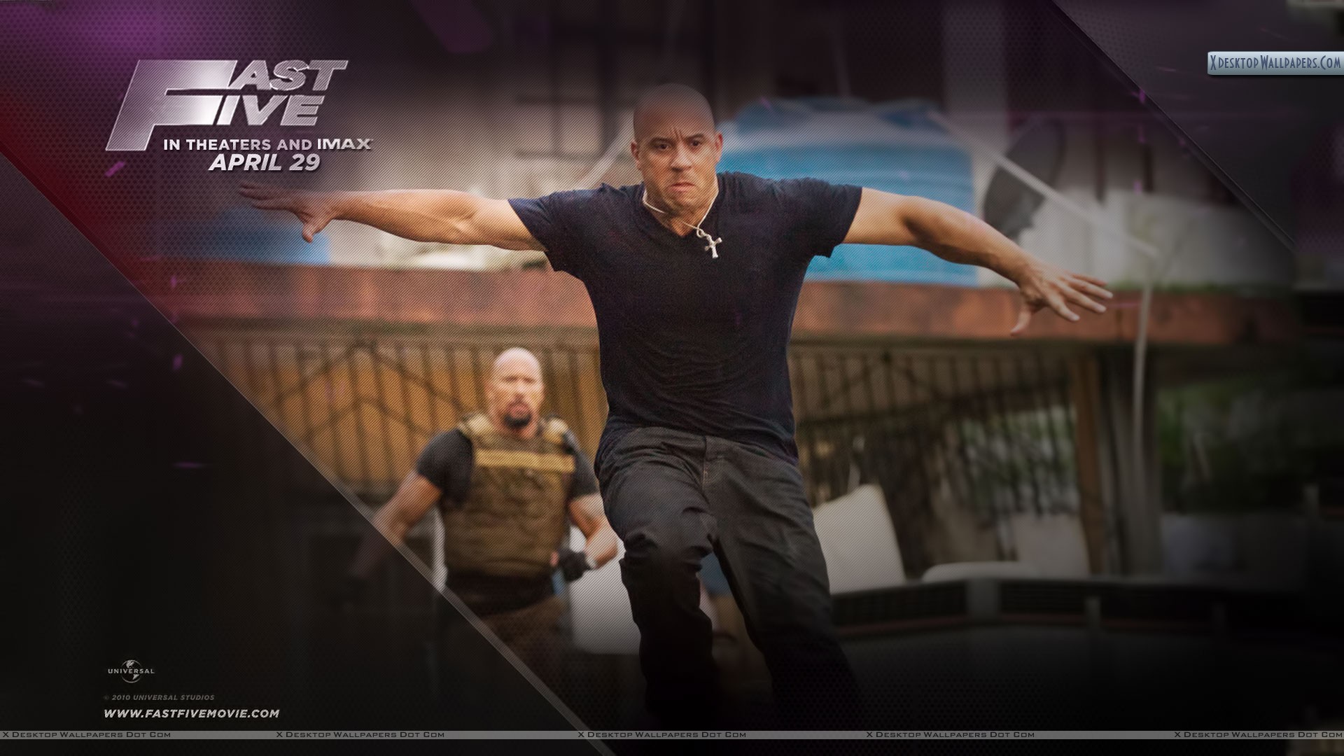 You Are Viewing Wallpaper Titled Vin Diesel - Vin Diesel Fast Five , HD Wallpaper & Backgrounds