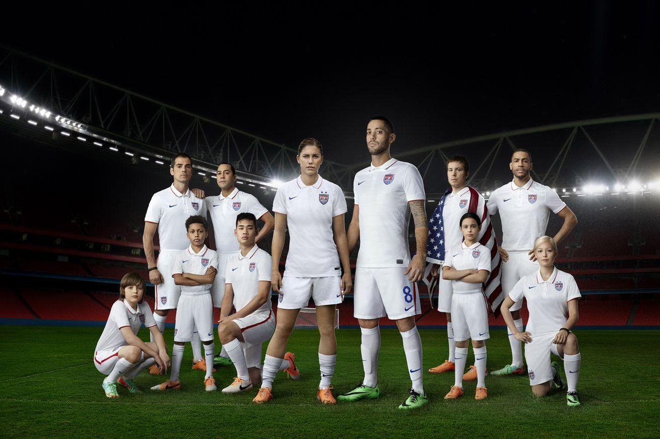 Nike Unveil Bright White Usmnt & Uswnt Home Kit To - All White Soccer Uniform , HD Wallpaper & Backgrounds