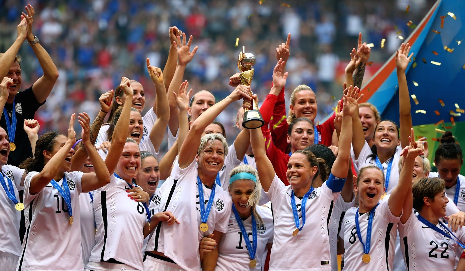 Team Usa Reclaimed The Women's World Cup On Sunday - Us Women's Soccer Team Winning , HD Wallpaper & Backgrounds