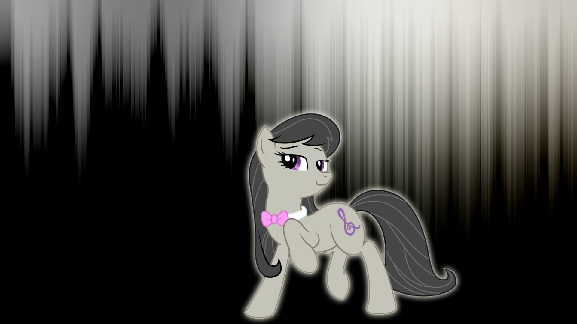 My Little Pony Glow Octavia Wallpaper Art Hd Wallpaper - Cartoon , HD Wallpaper & Backgrounds