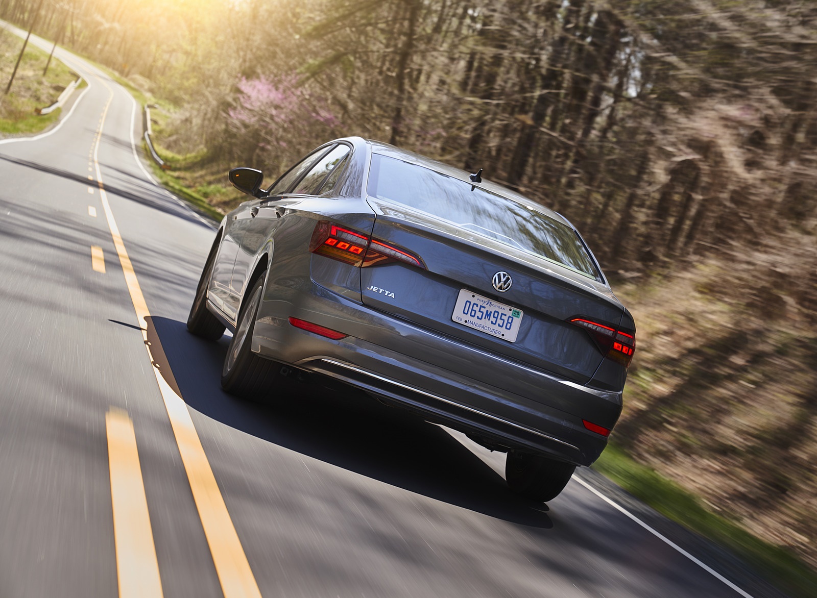 2019 Volkswagen Jetta Sel Rear Wallpaper - Gray 2019 Vw Jetta , HD Wallpaper & Backgrounds