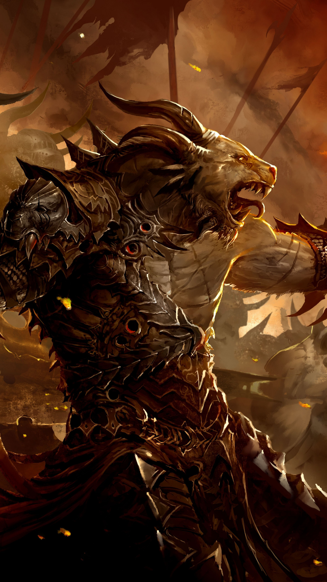 Darkness, Mythology, Game, Dofus, Demon Wallpaper In - Guild Wars 2 , HD Wallpaper & Backgrounds