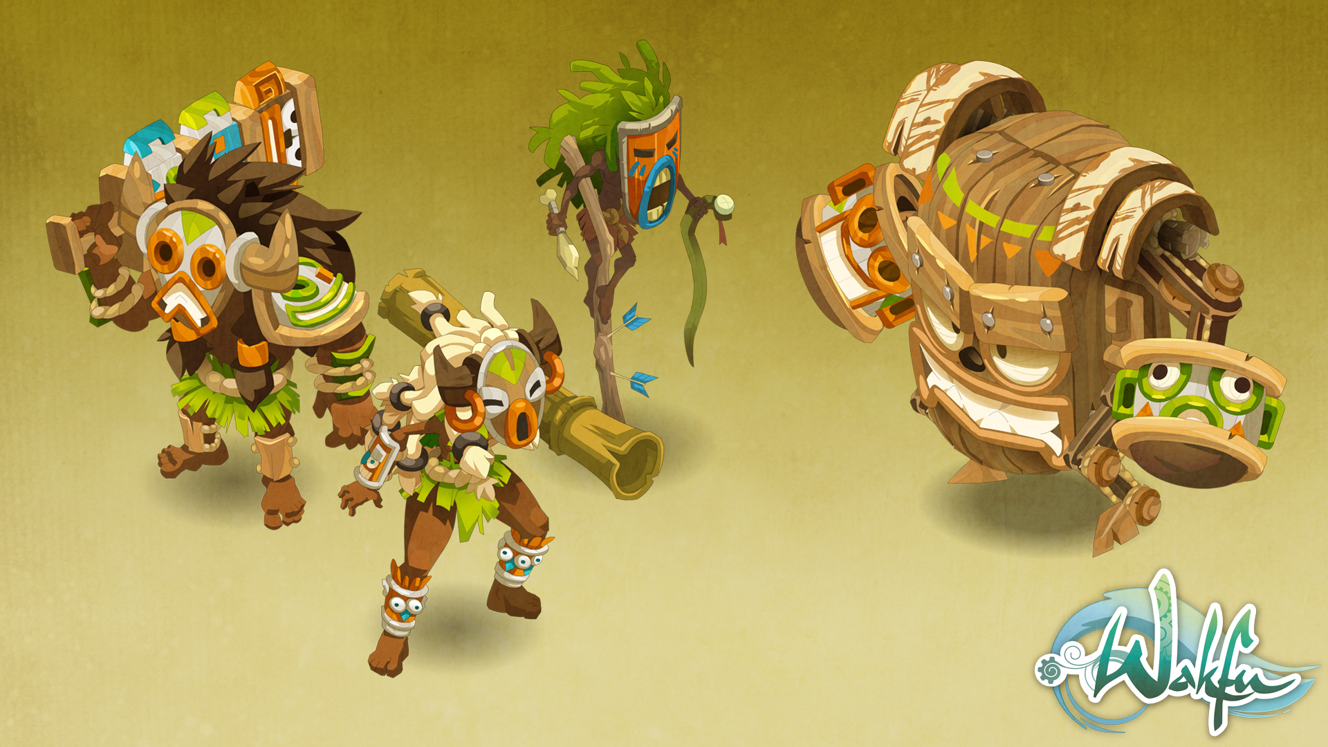 Wakfu, The Strategic Mmorpg With A Real Environmental - Papel De Parede Games Mmo , HD Wallpaper & Backgrounds