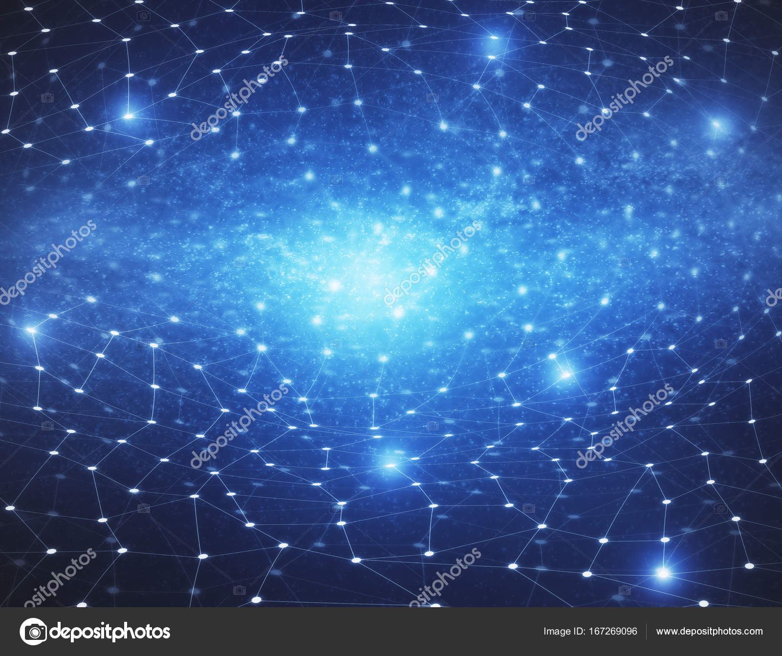 Abstrato Brilhante Azul Malha Rede Em Estrela No Papel - Nova , HD Wallpaper & Backgrounds