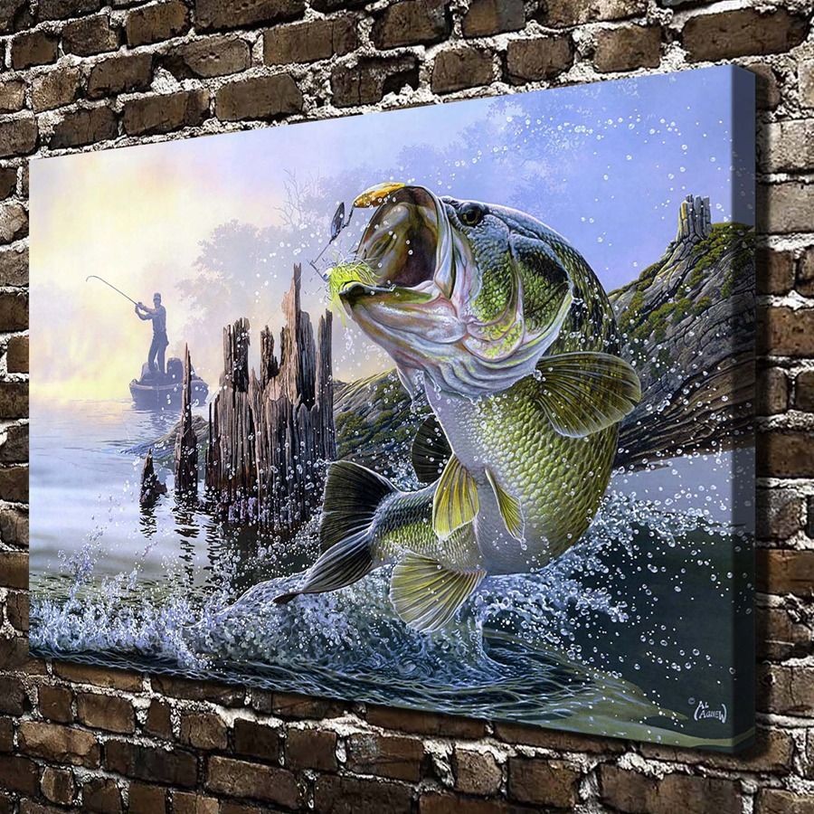 Bass Fishing Wallpaper Hd Elegant Z112b Al Agnew Aquatic - Al Agnew , HD Wallpaper & Backgrounds