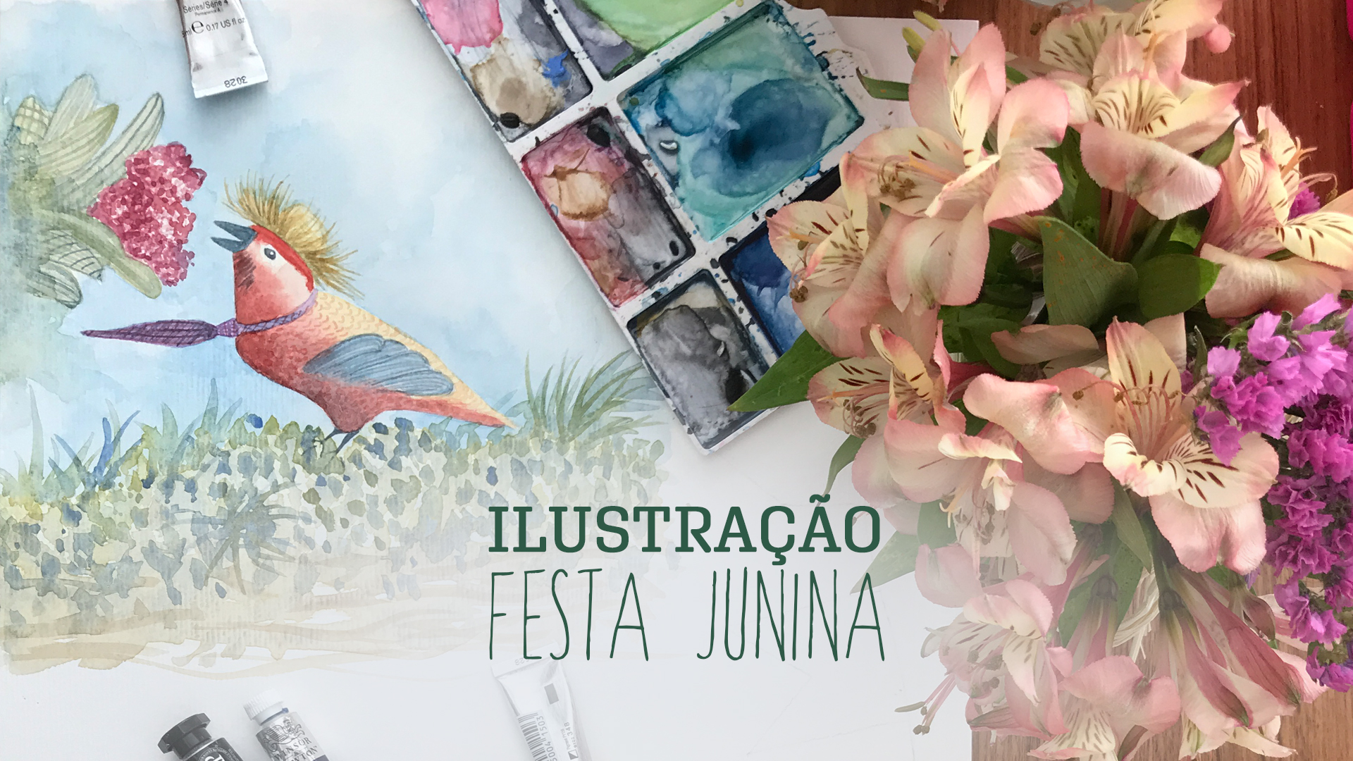 Ilustração Pipoca Doce Festa Junina I Aula - Peruvian Lily , HD Wallpaper & Backgrounds