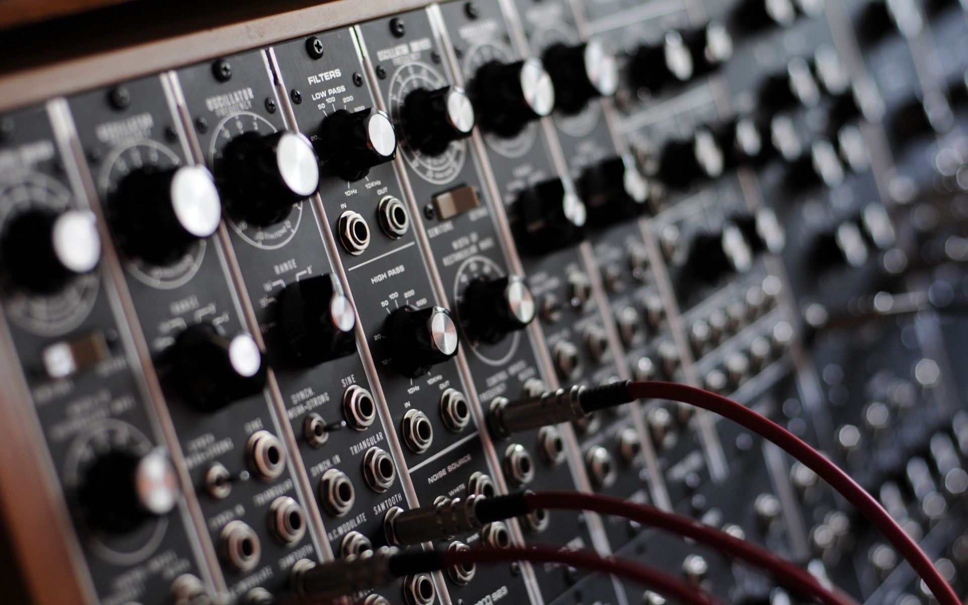 Synthesizer Wallpapers Group - Modular Synth , HD Wallpaper & Backgrounds